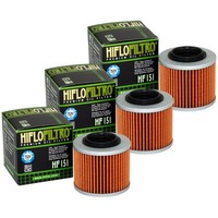 ÖLfilter Set 3 StüCk Hiflo HF151 FüR Bombardier DS 650 DS650 Baujahr 2000 - 2000