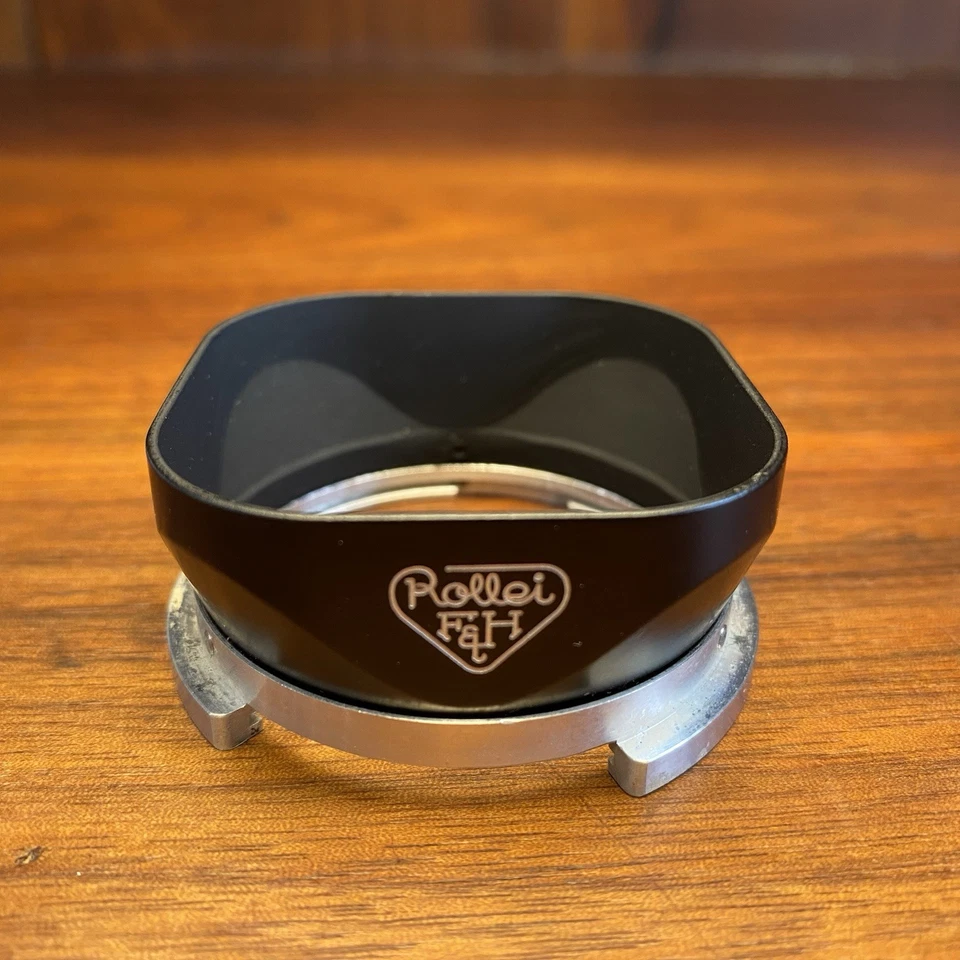 Rolleiflex Bay 3 & Filter Set With Leather Case Red & Yellow Germany Vintage - Image 2 of 4