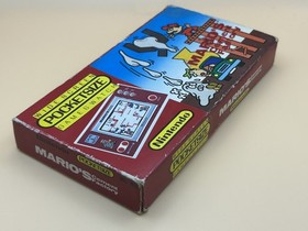 Nintendo Game & Watch Pocketsize MARIO'S CEMENT FACTORY Mint In Box
