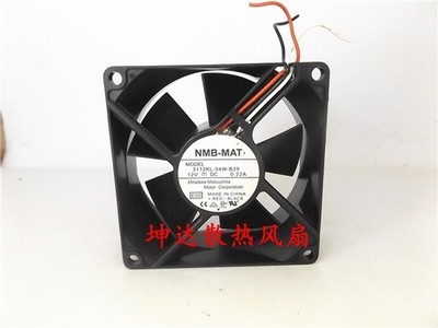 1 PCS    Fan 3112KL-04W-B39  12V 0.22A 8032 8CM 3 Wire Double   cooling fan *yt
