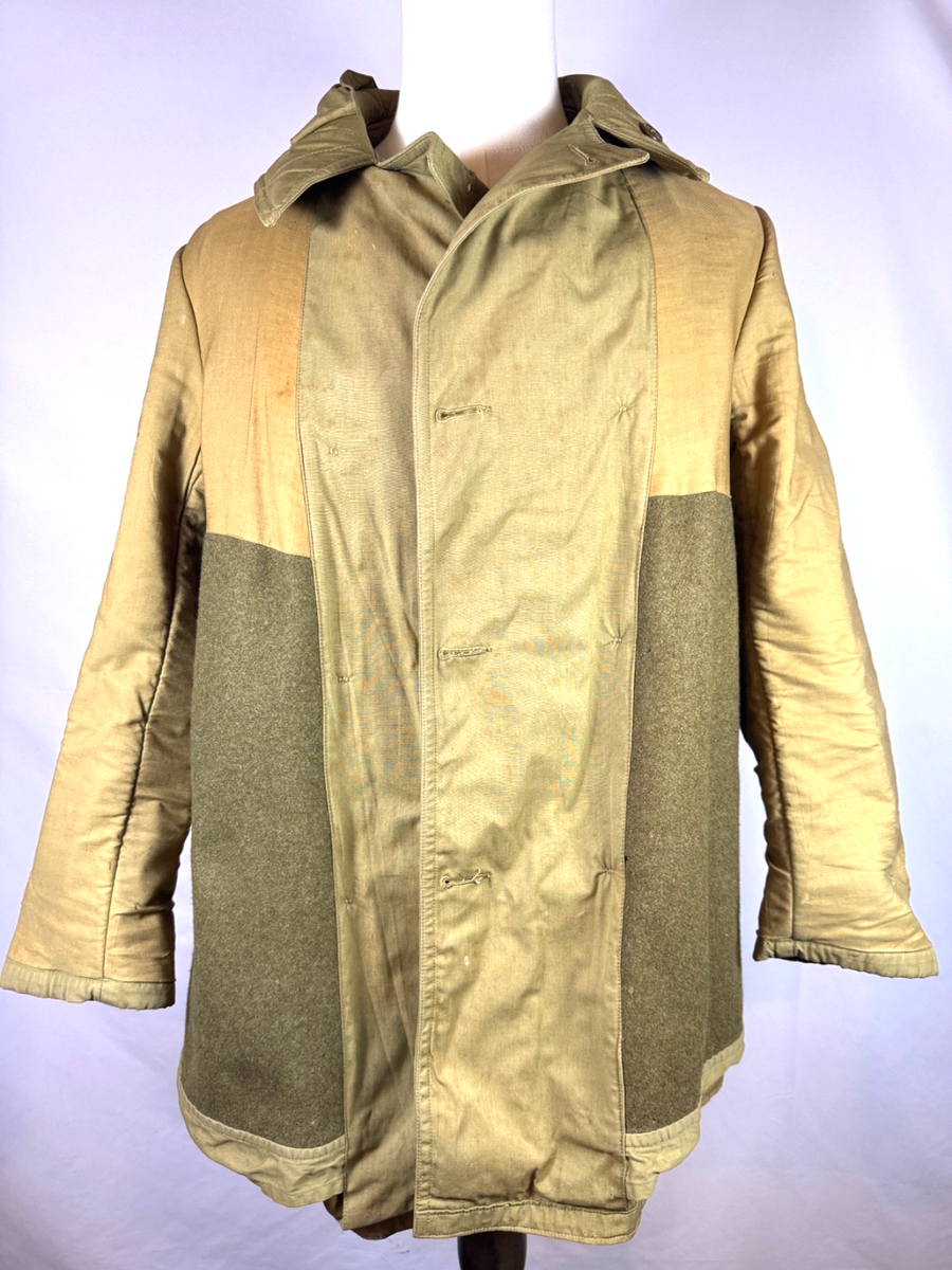 WWII US ARMY MACKINAW COAT TYPE 2 – 1943 OAK BRAND MFG – SIZE 38R