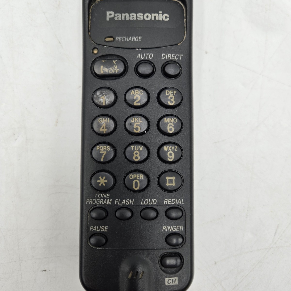 Panasonic KX -TC901-B 900 MHz Cordless Phone Black Vintage with AC Panasonic KX -TC901-B 900 MHz Cordless Phone Black Vintage with AC
