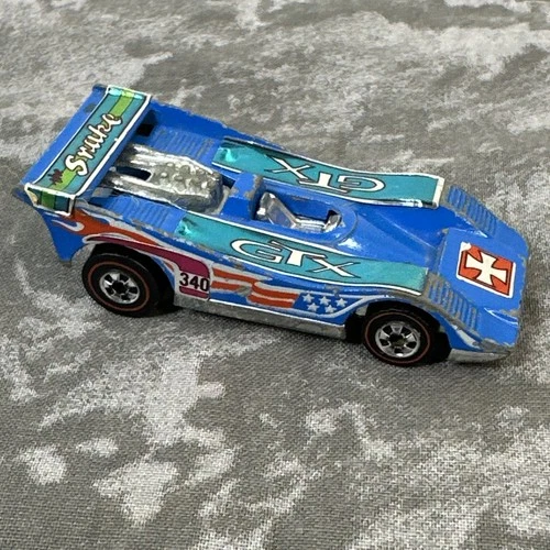 Hot Wheels Redline 1976 American Victory Blue Race Car Vintage Mattel