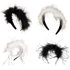 Comfortable Headband Feather Hair Ornament for Themed Event and Celebrations