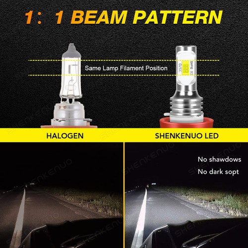 Kit de faros antiniebla LED para Chevrolet Equinox 2005 2006 2007 2008 2009 - Imagen 15 de 16