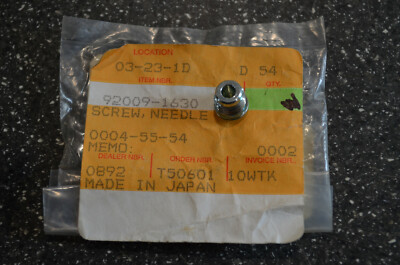 OEM KAWASAKI NEEDLE SCREW #92009-1630 1991-1997 NINJA ZX7R | eBay