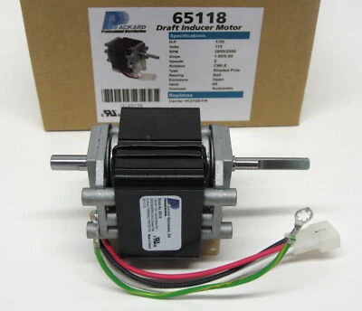 PACKARD 65118 Furnace Draft Inducer Furnace Motor for Carrier HC21ZE118B J238-150-15315