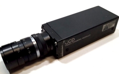 Sony XC-77 CCD Video Camera Module incl. Lens, lens 50 mm 1:2.8 camera