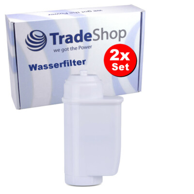 2x Wasserfilter Patrone für Siemens EQ.6 plus S400 TE654509DE S500 TE655503DE
