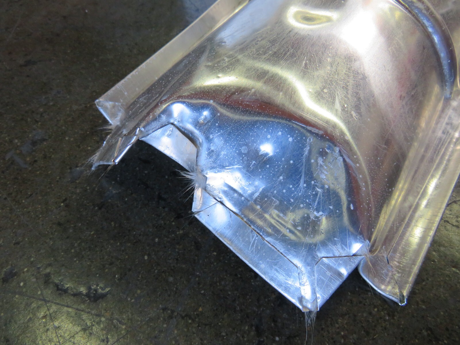 Ferrari Portofino, Drive Shaft Heat Shield, Bent, Used, P/N 749045