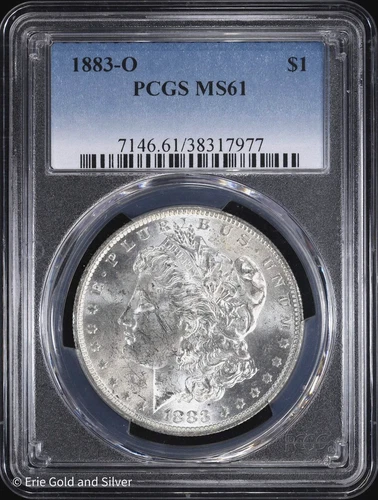 1883-O $1 Morgan Silver Dollar PCGS MS 61 | Uncirculated UNC