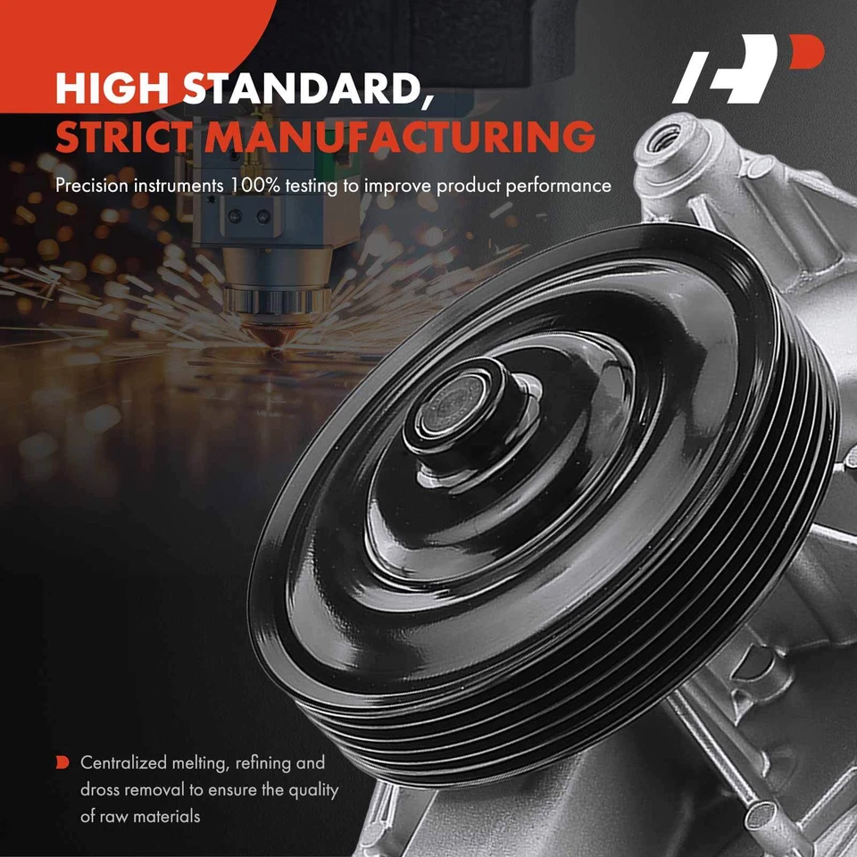 Bomba de agua con junta para Mercedes-Benz CL550 E550 G550 GL450 S550 SL550 CLK550 Foto 3 de 4