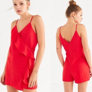red skort romper