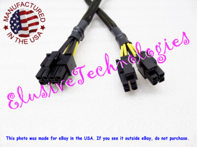  18'' Kareon Kable 8-Pin to (4+4) Pin 12V-EPS Motherboard CPU Power Supply Cable