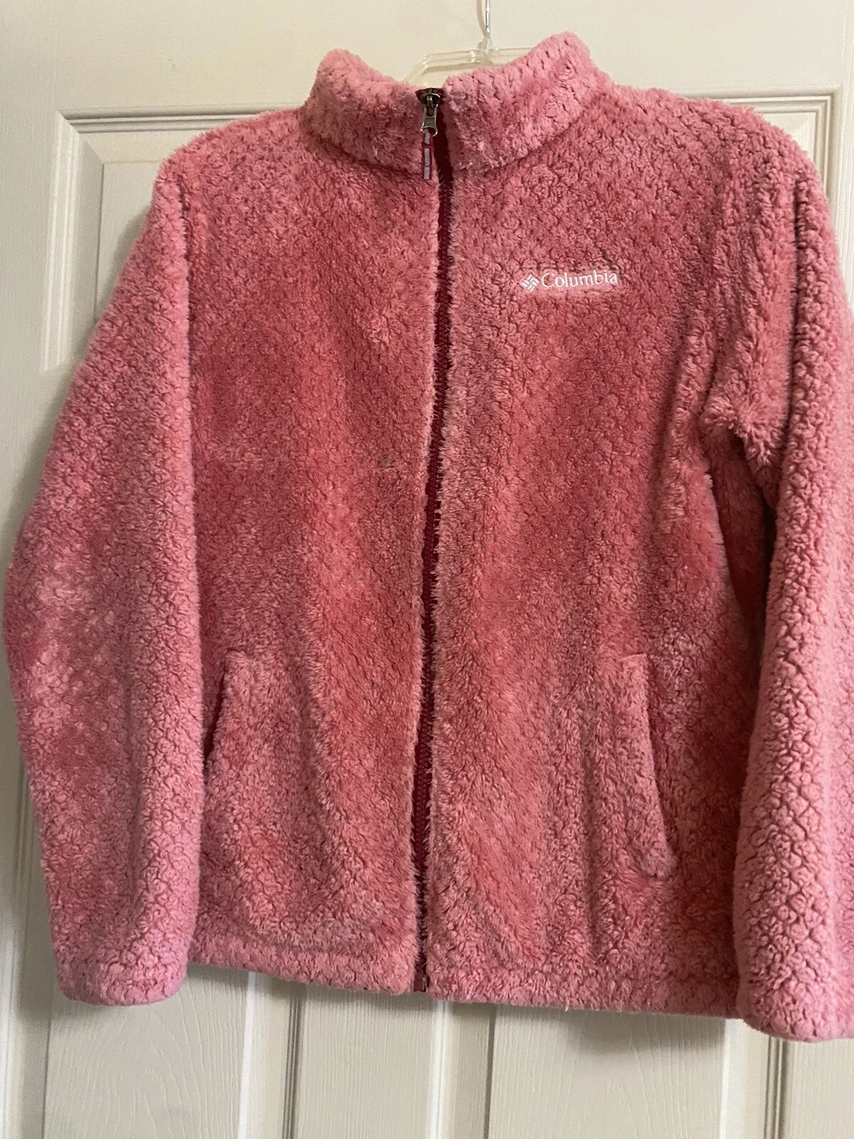 COLUMBIA JACKET IN PINK SIZE XL for Kids Zip Front