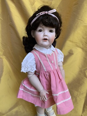 Beautiful Hilda German Antique Doll Reproduction 17  J Libby Artist Doll Hilda