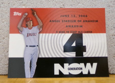 BASEBALL CARD GENERATION NOW JERED WEAVER ANAHEIM ANGELS 9 WINS TO START CAREER