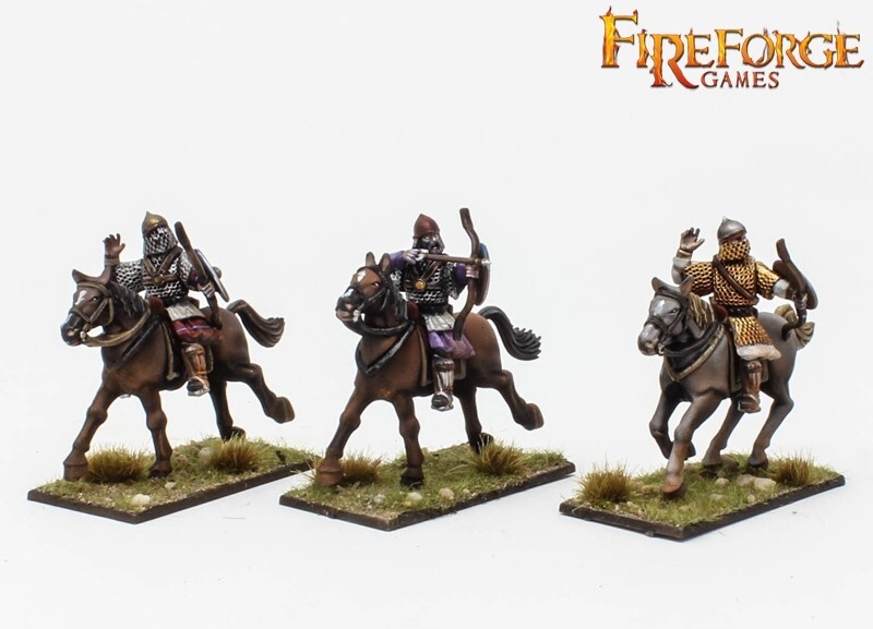 FIREFORGE GAMES DVBY04-BS BYZANTINE HORSE ARCHERS 12 MULTIPART