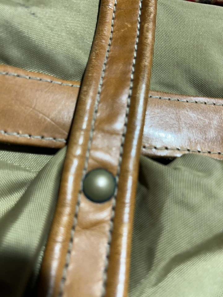 Vtg HARTMANN Nylon Leather Weekender Bag Luggage Carry-On Travel bag - Image 3 of 4