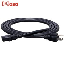 Hosa PWC-401.5 IEC C13 to NEMA 5-15P Power Cord - 1.5 FT
