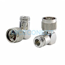 1x N Male to N Female Jack Right Angle Type Adapter RA 90 degree Coax Connector