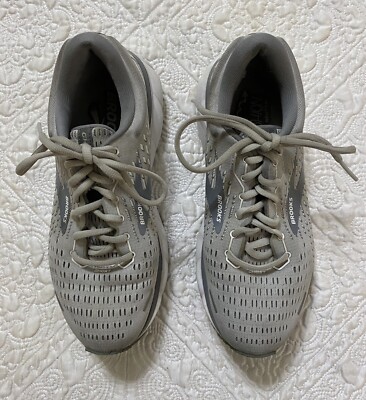 Brooks Womens Ghost 13 Running Sneakers Shoes Gray 1203381B051 Sz
