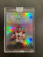 2020 Illusions JOE BURROW Rookie Auto /10 Green SSP Rookie Endorsement #RE1 RC