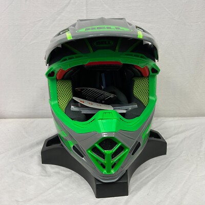 Bell Moto-9S Flex Helmet Sprite Green / Grey Medium MD *SAMPLE
