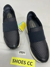 Womans Bare Traps Jamese 8.5 M Navy Slip On Casual Wedge Shoes NWT 