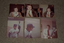 LOT (6) VINTAGE ORIGINAL 1970'S SMALL PHOTOS & POSTCARDS OF TUG McGRAW 1969 METS