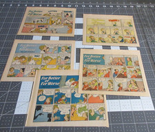 Lot of 5 For Better or For Worse Clipped Strips from Sunday comic 1981