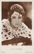 ACTRESS NORMA TALMADGE ROSS VERLAG 3665/1 POSTCARD (1920s)