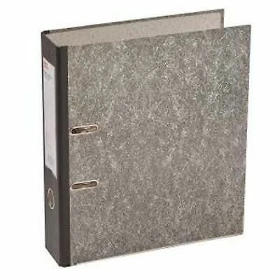 MARBIG 63040 BUDGET A4 LEVER ARCH 75mm DOCUMENT BINDER FILE RADO FITTING GREY - Picture 1 of 1