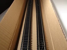 HO ATLAS # 168 CODE 100 BLACK TIES SUPER FLEX TRACK 10 PCS