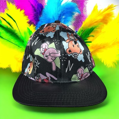 Five Nights at Freddys Video Game Hat SnapBack Print Black Satin Finish 2017