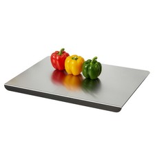 Stainless Steel Cutting Board Large Baking Board for Meat Cheese Vegetable Fruit