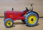 Vintage Dinky Toys 27a Massey-Harris Tractor with Metal Driver farm vehicle #4