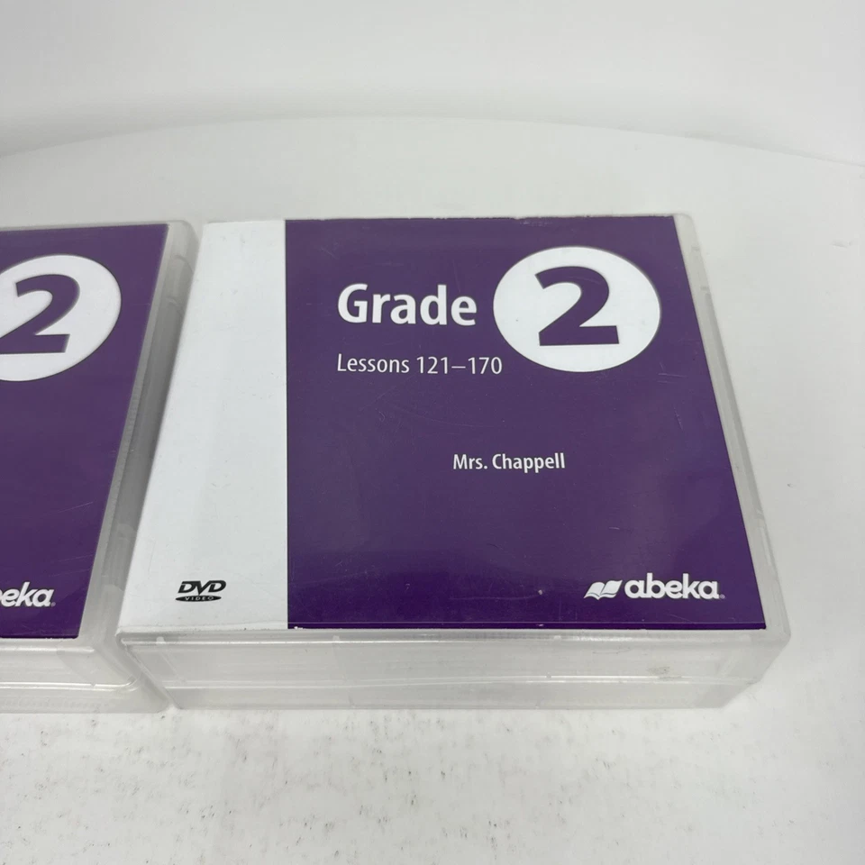 Abeka Grade 2 DVD Lessons 61-170 Teacher Mrs. Chappell - Good - Image 3 of 4