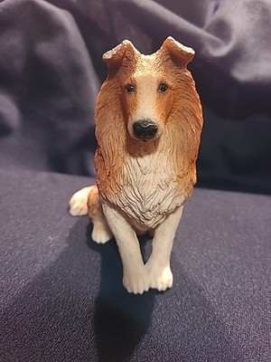 Collie専用購入ページ Collie Dog Figurine Castagna 1988 Seated Resin Collectible Italy