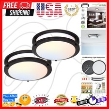 13 inch Flush Mount LED Ceiling Light Fixture,1300LM,5CCT