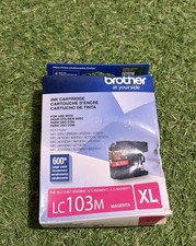 Brother LC103M XL Magenta Ink Cartridge Genuine Sealed 2025.03