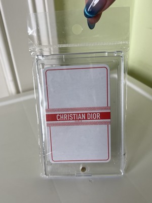 Christian Dior Playing Card Six Of Hearts