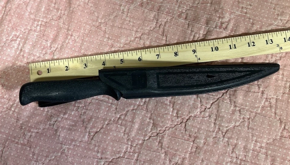 "Cuchillo de filete American Angler Premium 11"" con hoja y funda de acero inoxidable de 6""" Foto 2 de 4