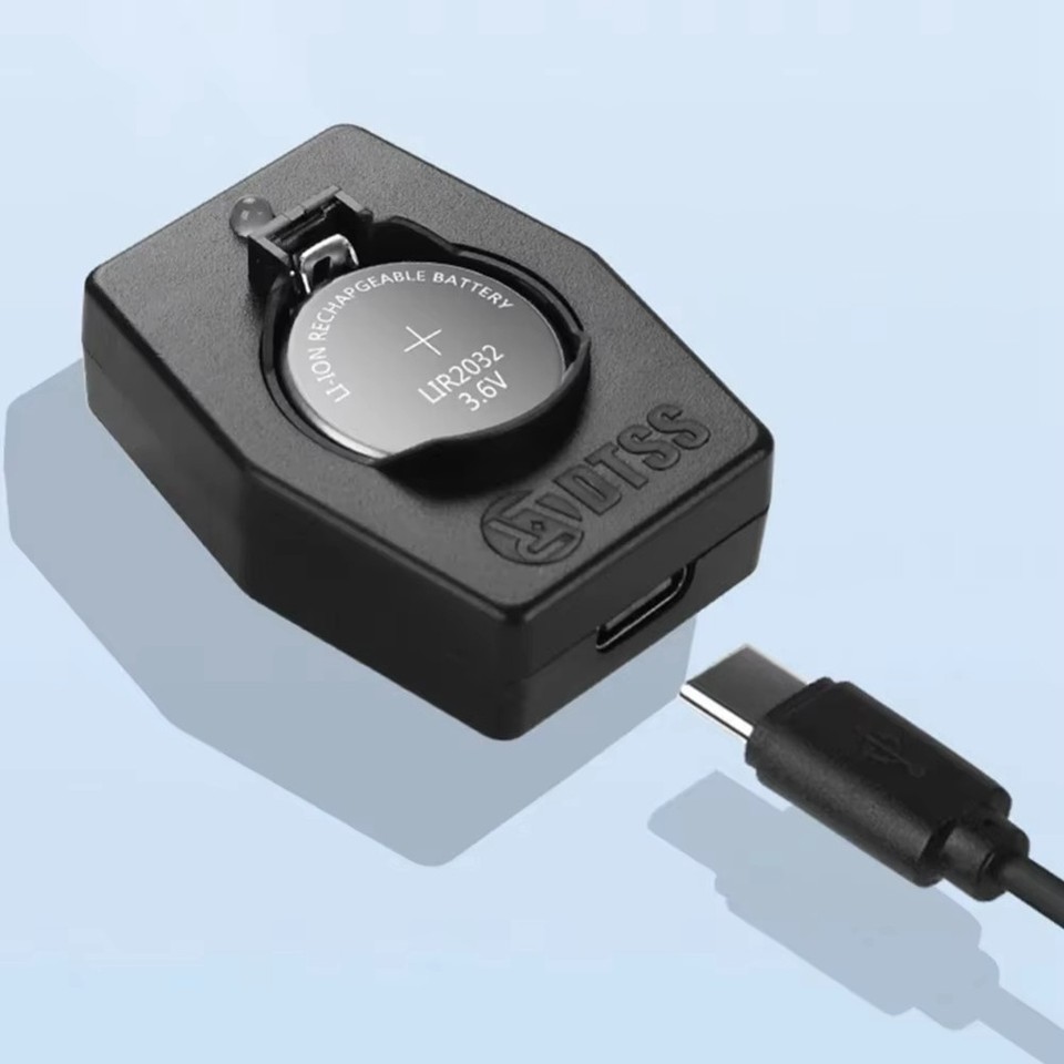 Portable Button Cell Battery LIR2032 LIR2025 LIR2016 Type-C Charging 3 ...