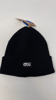 Picture Organic Clothing Colino Rib Cuff Beanie In Black