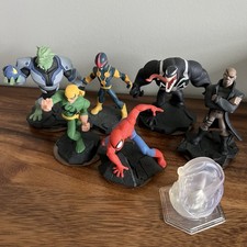 Lot Of 6 Disney Infinity 2.0 Spiderman Figures Venom Green Goblin Nova Iron Fist Lot Of 6 Disney Infinity 2.0 Spiderman Figures Venom Green Goblin Nova Iron Fist