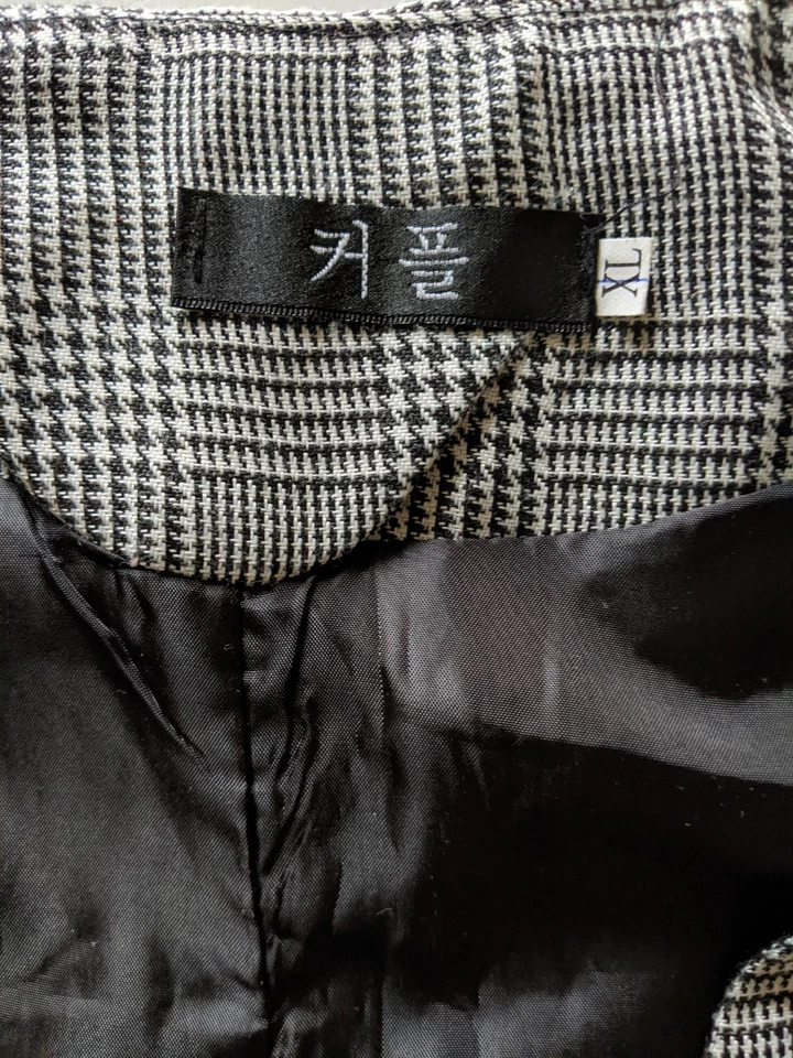 Chicos Marrón Cuadros Capas Chaleco Disfraz Vestir Retro Estilo Steampunk Talla XL Foto 3 de 4