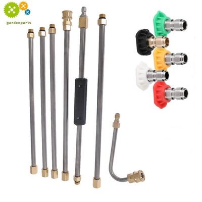 #ad High Pressure 4000PSI Car Power Washer Gun Spray Wand Lance Nozzle and Hose Kit $20.08