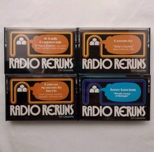Radio Reruns On Cassette Lot Includes Gunsmoke Commercials Sports Inner Sanctum
