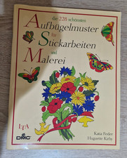 Stickvorlagen Buch, Vintage/Aufb&uuml;gelvorlagen/gebraucht/alle Motive unbenutzt
